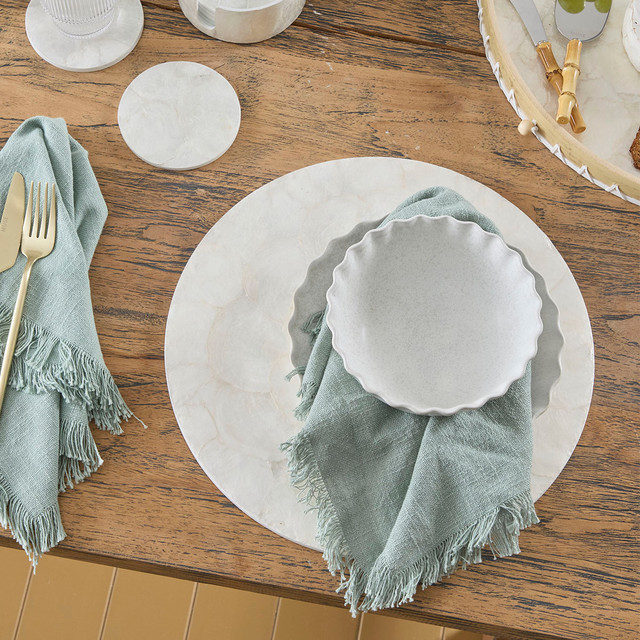 Layla Capiz Placemat 11 Layla Capiz Placemat