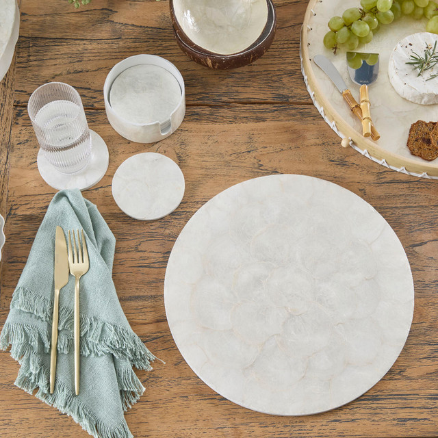 Layla Capiz Placemat 12 Layla Capiz Placemat