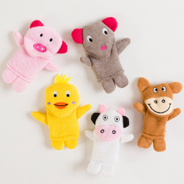 Animal Finger Puppet Bath Toy 5 Animal Finger Puppet Bath Toy