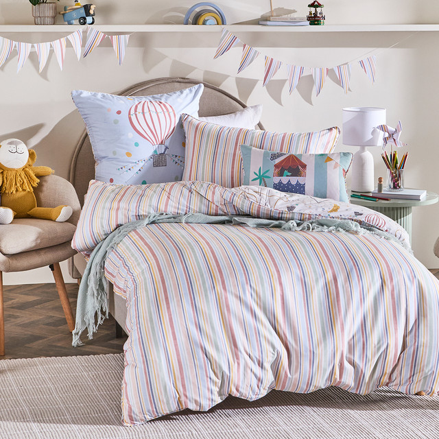 Funfair Reversible Quilt Cover Set 12 Funfair Reversible Quilt Cover Set