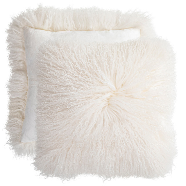 Mongolian Lambswool Square Cushion 5 Mongolian Lambswool Square Cushion