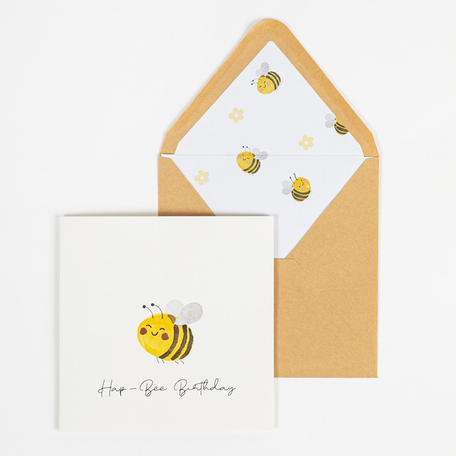 Greeting Card Hap-Bee Birthday