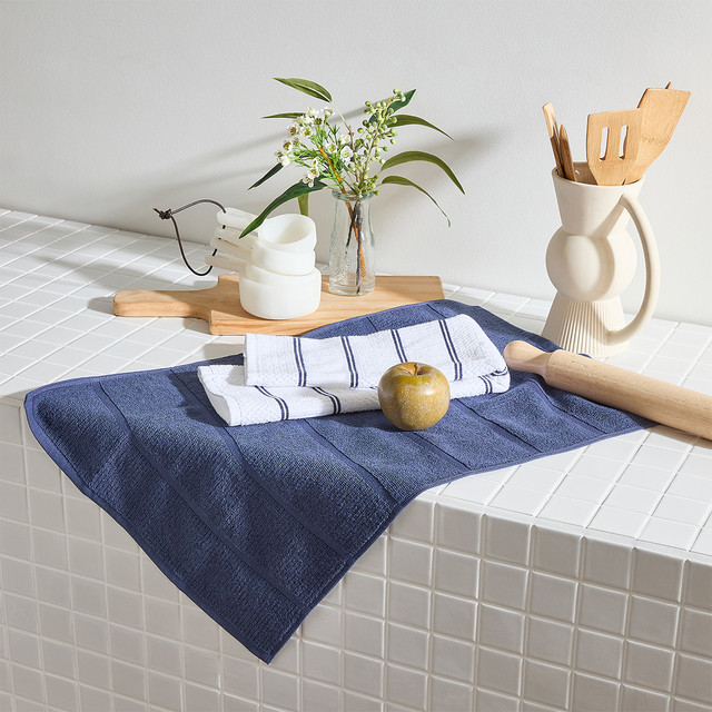 Oxford Cotton Tea Towel 2pk 13 Oxford Cotton Tea Towel 2pk
