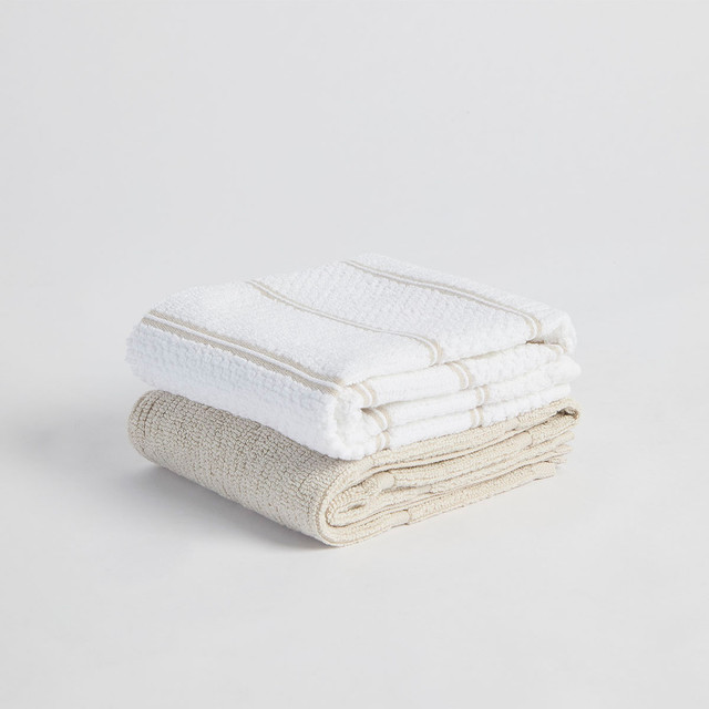 Oxford Cotton Tea Towel 2pk 18 Oxford Cotton Tea Towel 2pk
