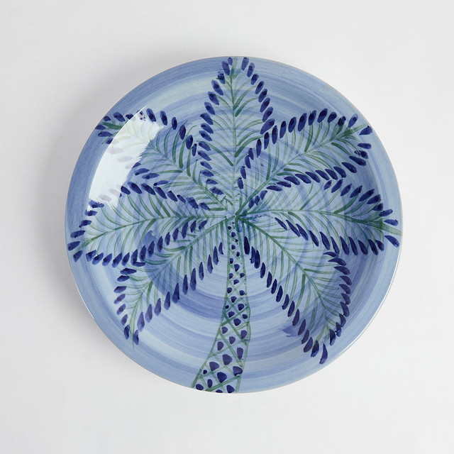 Sunny Palm Decorative Plate 1 Sunny Palm Decorative Plate