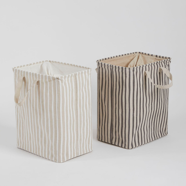 Lennon Stripe Laundry Hamper 7 Lennon Stripe Laundry Hamper