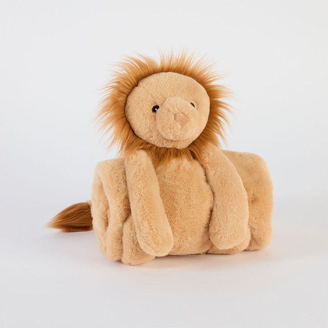 Huggy Lion Toy & Throw 8 Huggy Lion Toy & Throw