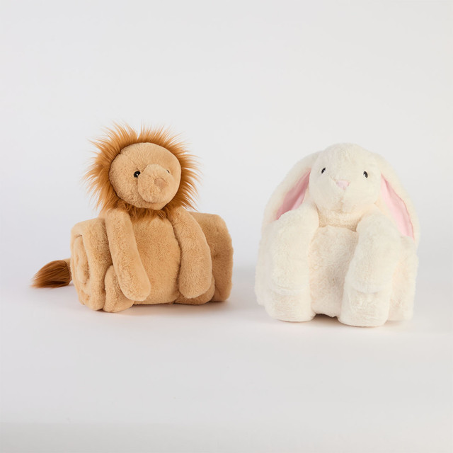 Huggy Lion Toy & Throw 12 Huggy Lion Toy & Throw