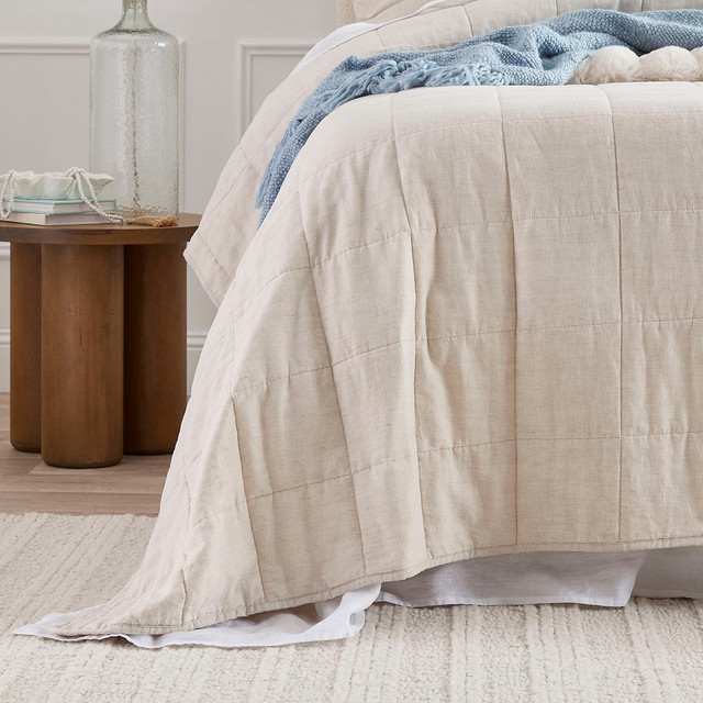 Washed Linen Coverlet Set 14 Washed Linen Coverlet Set