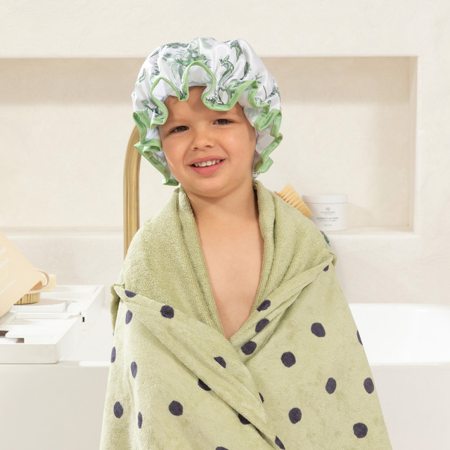 Jurassic Dinosaur Kids Shower Cap 5 Jurassic Dinosaur Kids Shower Cap