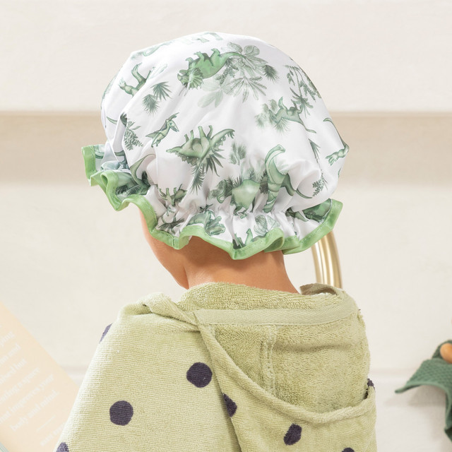 Jurassic Dinosaur Kids Shower Cap 6 Jurassic Dinosaur Kids Shower Cap