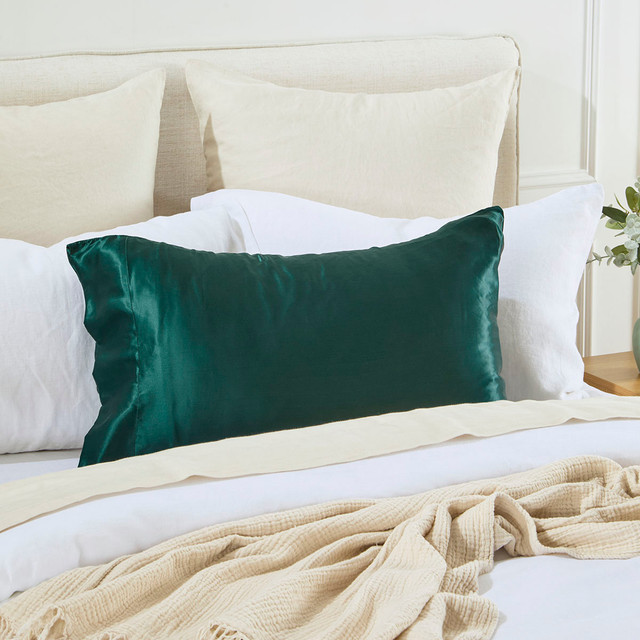 Dark Teal Mulberry Silk Pillowcase 1 Dark Teal Mulberry Silk Pillowcase