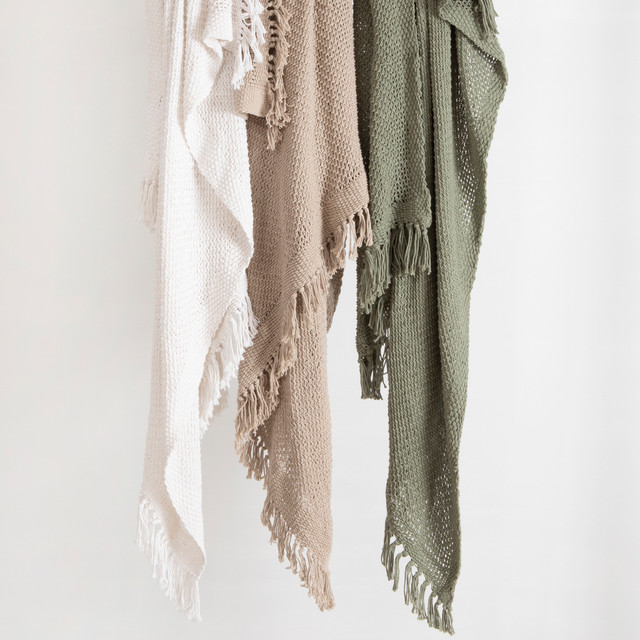 Calypso Cotton Knit Throw 1 Calypso Cotton Knit Throw