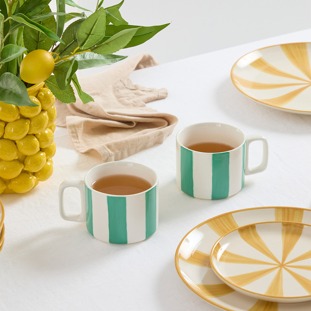 Franklin Stripe Mug 6 Franklin Stripe Mug