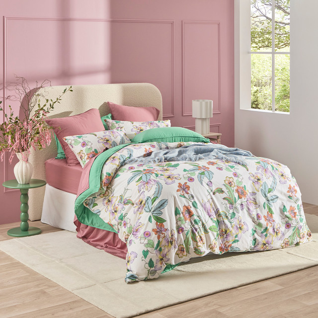 Fraya Floral Quilt Cover Set 11 Fraya Floral Quilt Cover Set