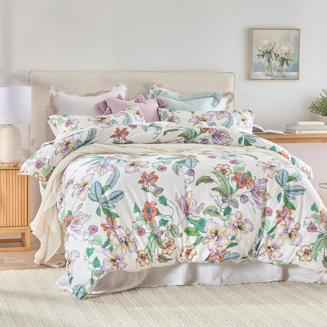 Fraya Floral Quilt Cover Set 15 Fraya Floral Quilt Cover Set