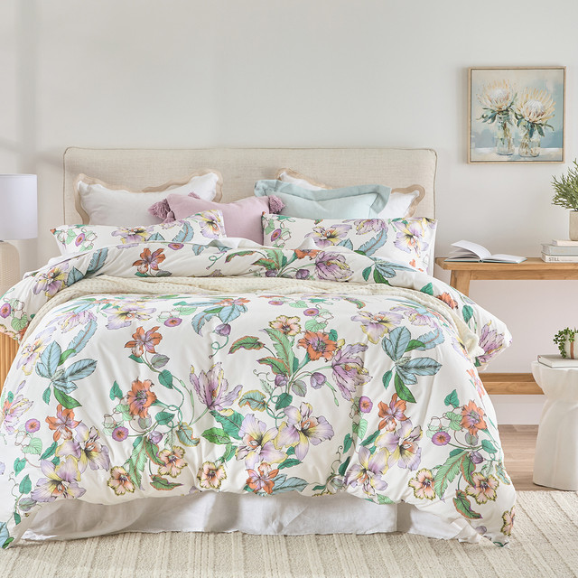 Fraya Floral Quilt Cover Set 16 Fraya Floral Quilt Cover Set
