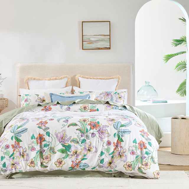 Fraya Floral Quilt Cover Set 18 Fraya Floral Quilt Cover Set