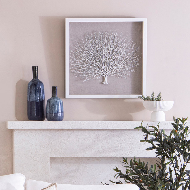 Marina White Framed 3D Wall Art 8 Marina White Framed 3D Wall Art