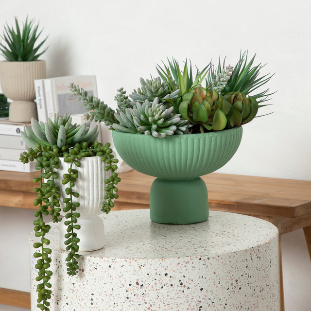 Circa White Decorative Pot 22 Circa White Decorative Pot