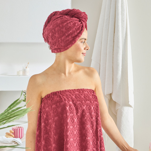 Ariana Flower Microfibre Hair & Body Wrap 6 Ariana Flower Microfibre Hair & Body Wrap