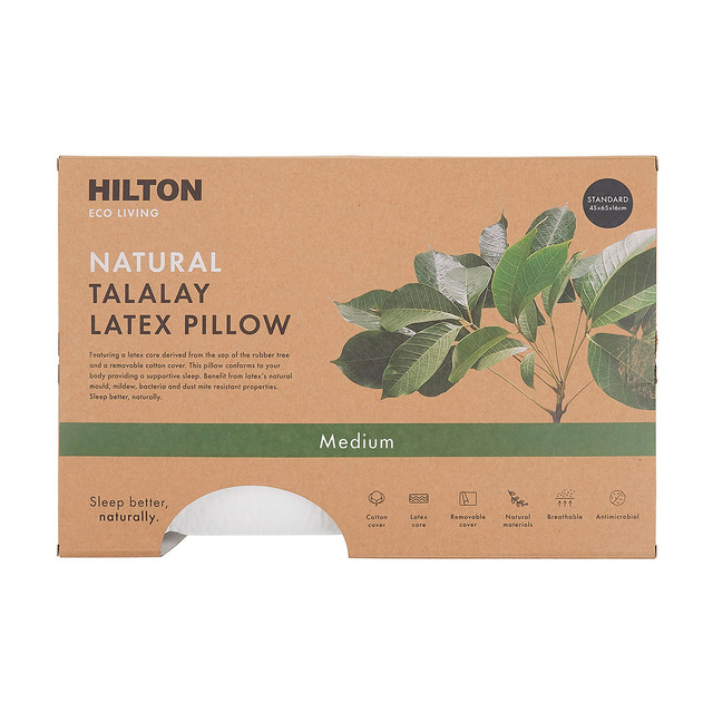 Eco Living Natural Medium Talalay Latex Pillow 8 Eco Living Natural Medium Talalay Latex Pillow