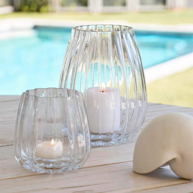 Walter Clear Glass Candle Holder 12 Walter Clear Glass Candle Holder
