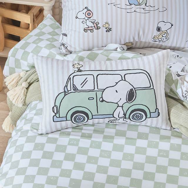 Snoopy Beach Vibes Oblong Cushion 7 Snoopy Beach Vibes Oblong Cushion