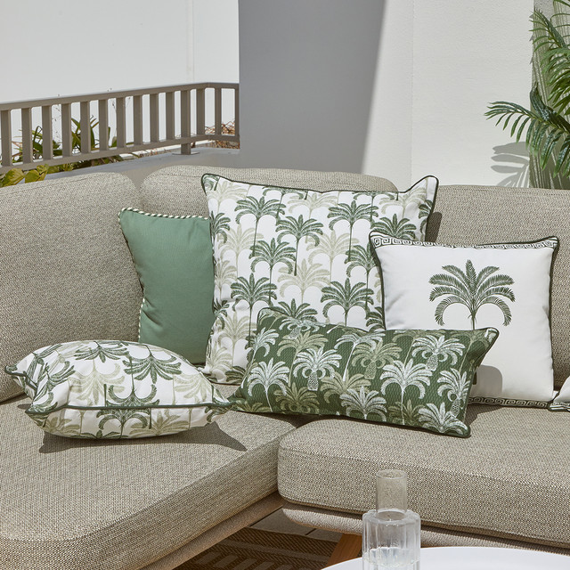 Halcyon Tropical Square Outdoor Cushion 11 Halcyon Tropical Square Outdoor Cushion
