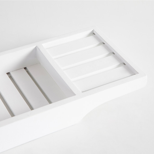 Sanctuary White Bath Caddy 1 Sanctuary White Bath Caddy