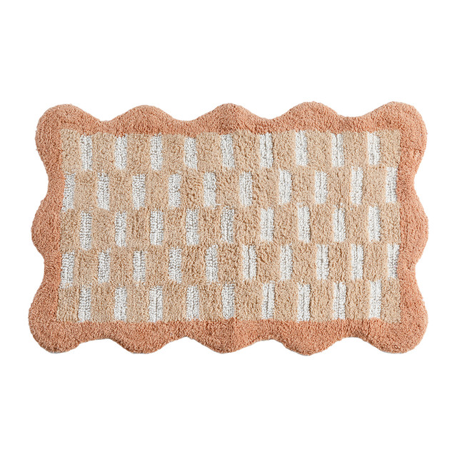Soleil Check Bath Mat 8 Soleil Check Bath Mat