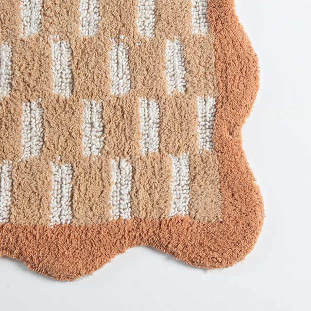 Soleil Check Bath Mat 9 Soleil Check Bath Mat
