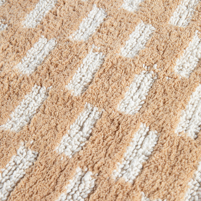 Soleil Check Bath Mat 10 Soleil Check Bath Mat