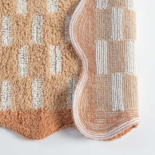 Soleil Check Bath Mat 11 Soleil Check Bath Mat