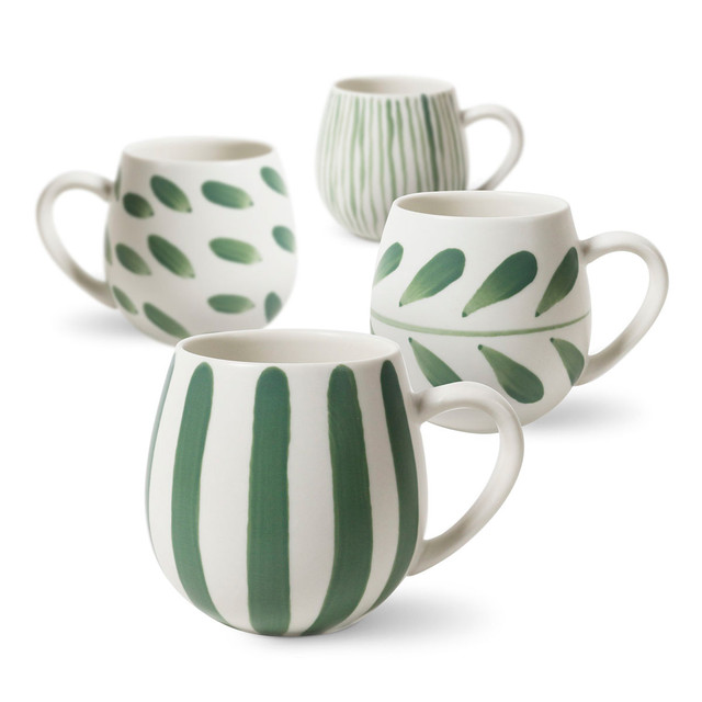 Hug Me Mug Olive Brush Set of 4 11 Hug Me Mug Olive Brush Set of 4