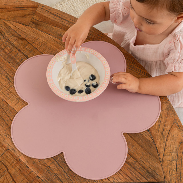 Silicone Flower Kids Placemat