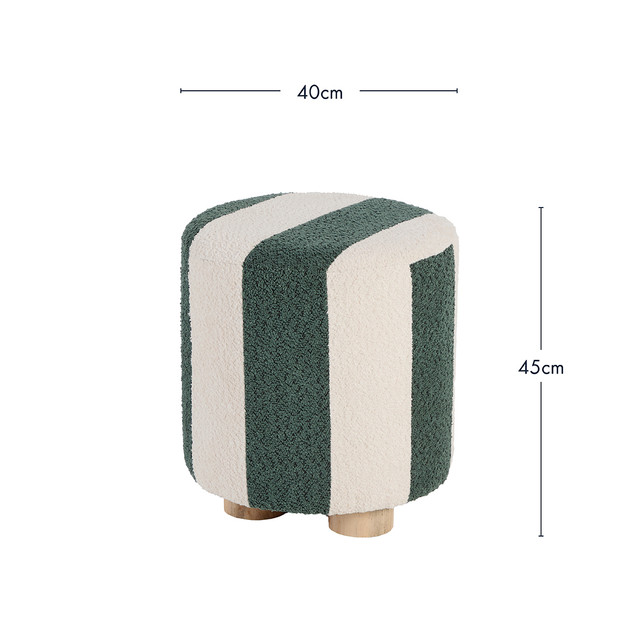Edward Stripe Ottoman 1 Edward Stripe Ottoman