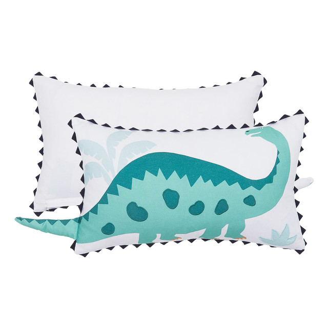 Bad to the Bone Dinosaur Oblong Cushion
