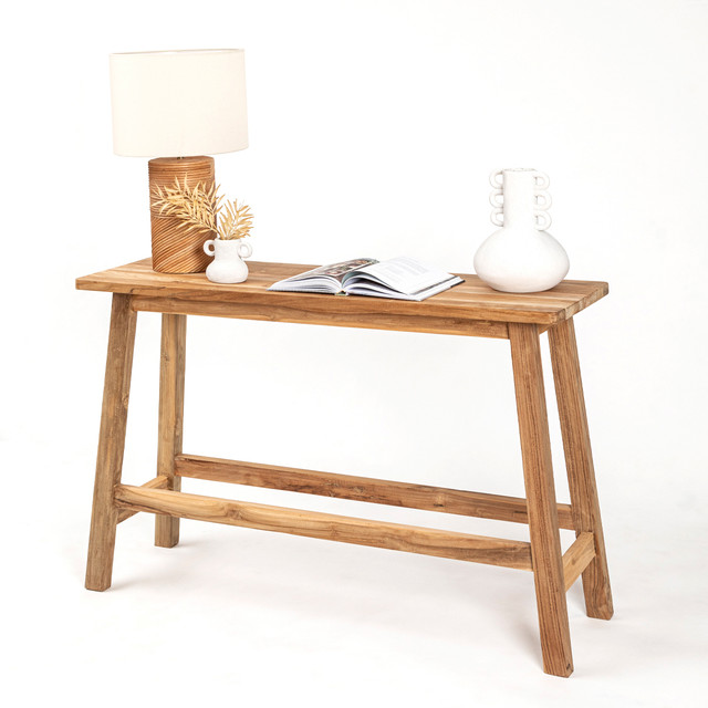 Ward Recycled Teak Console Table 16 Ward Recycled Teak Console Table