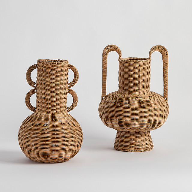 Koby Rattan Vase 1 Koby Rattan Vase