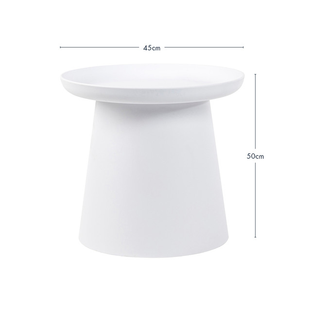 Airlie White Outdoor Side Table 1 Airlie White Outdoor Side Table