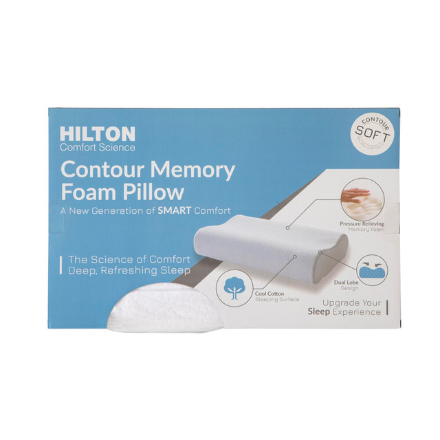 Comfort Science Soft Memory Foam Contour Pillow