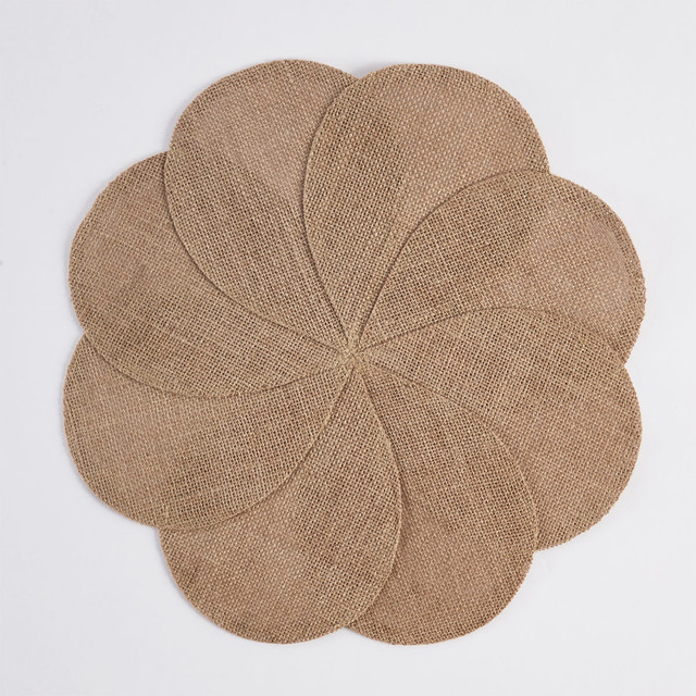 Jute Flower Placemat 10 Jute Flower Placemat