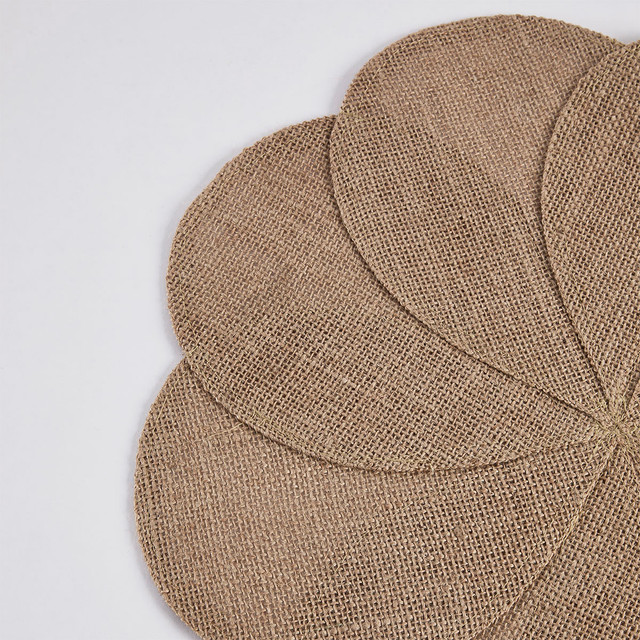 Jute Flower Placemat 11 Jute Flower Placemat