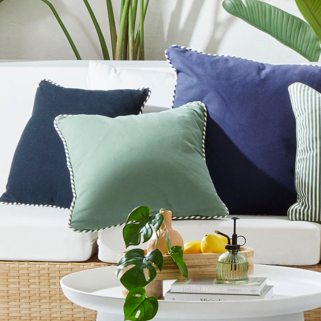 Zona Outdoor Small Square Plain Cushion 8 Zona Outdoor Small Square Plain Cushion