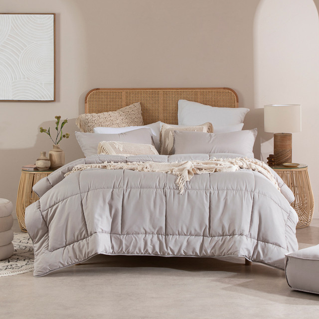 Snoozi Cube Natural Microfibre Comforter Set 6 Snoozi Cube Natural Microfibre Comforter Set