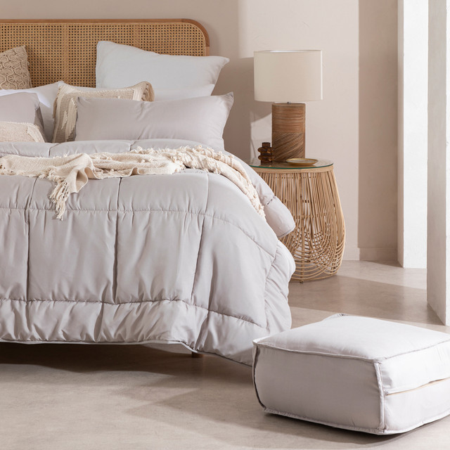 Snoozi Cube Natural Microfibre Comforter Set 7 Snoozi Cube Natural Microfibre Comforter Set