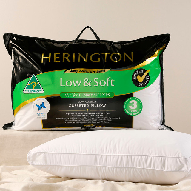 Gusseted Low Soft Pillow 1 Gusseted Low Soft Pillow