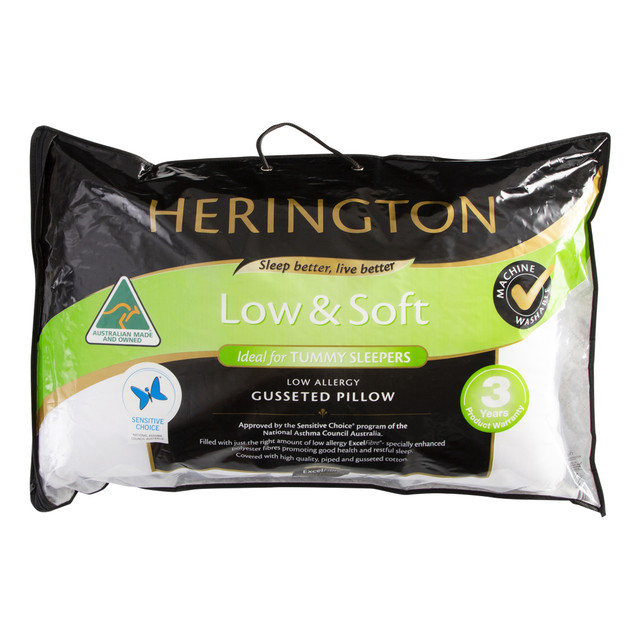 Gusseted Low Soft Pillow 8 Gusseted Low Soft Pillow