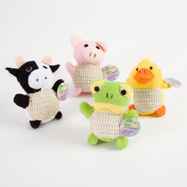 Animal Bath Scrubby - Assorted